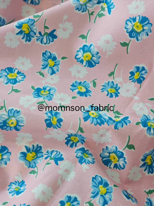 !! PRE ORDER !! Feedsack by Momnson- 30th- blue daisy