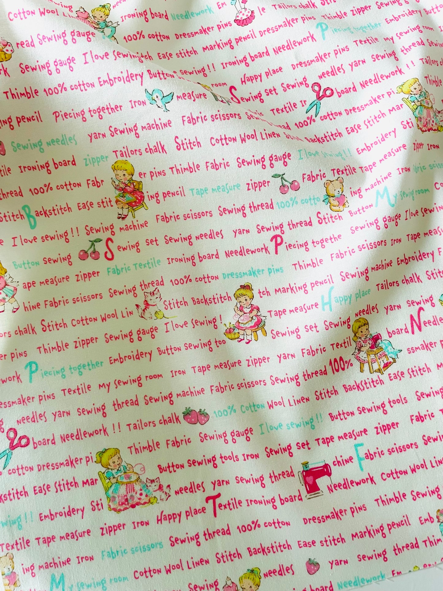 Sweet Sewing Texts - Low Volume