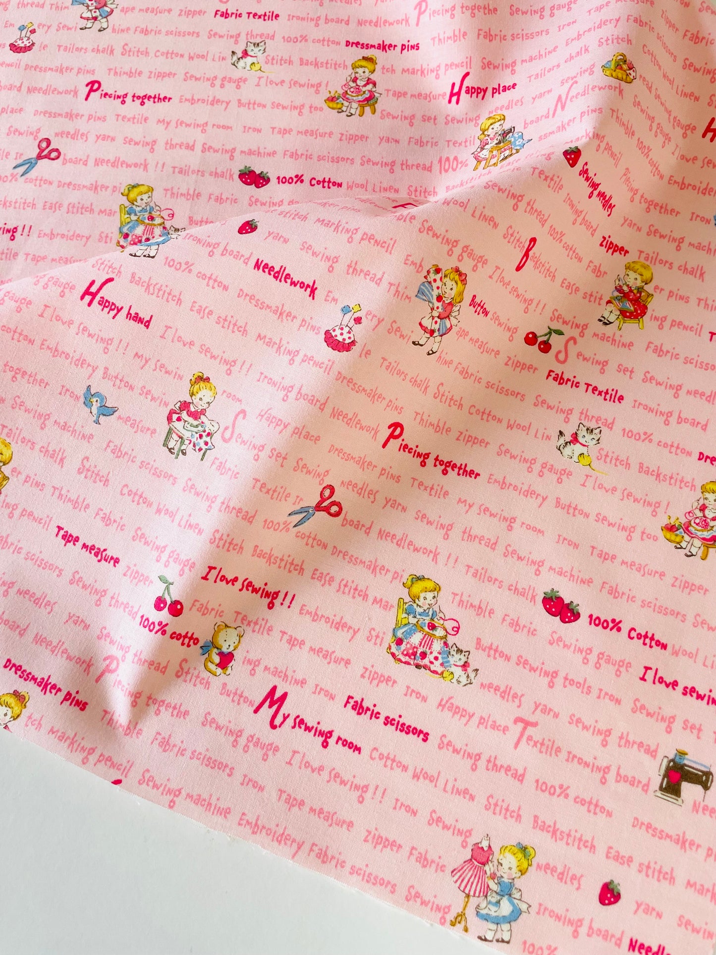 Sweet Sewing Texts - Pink