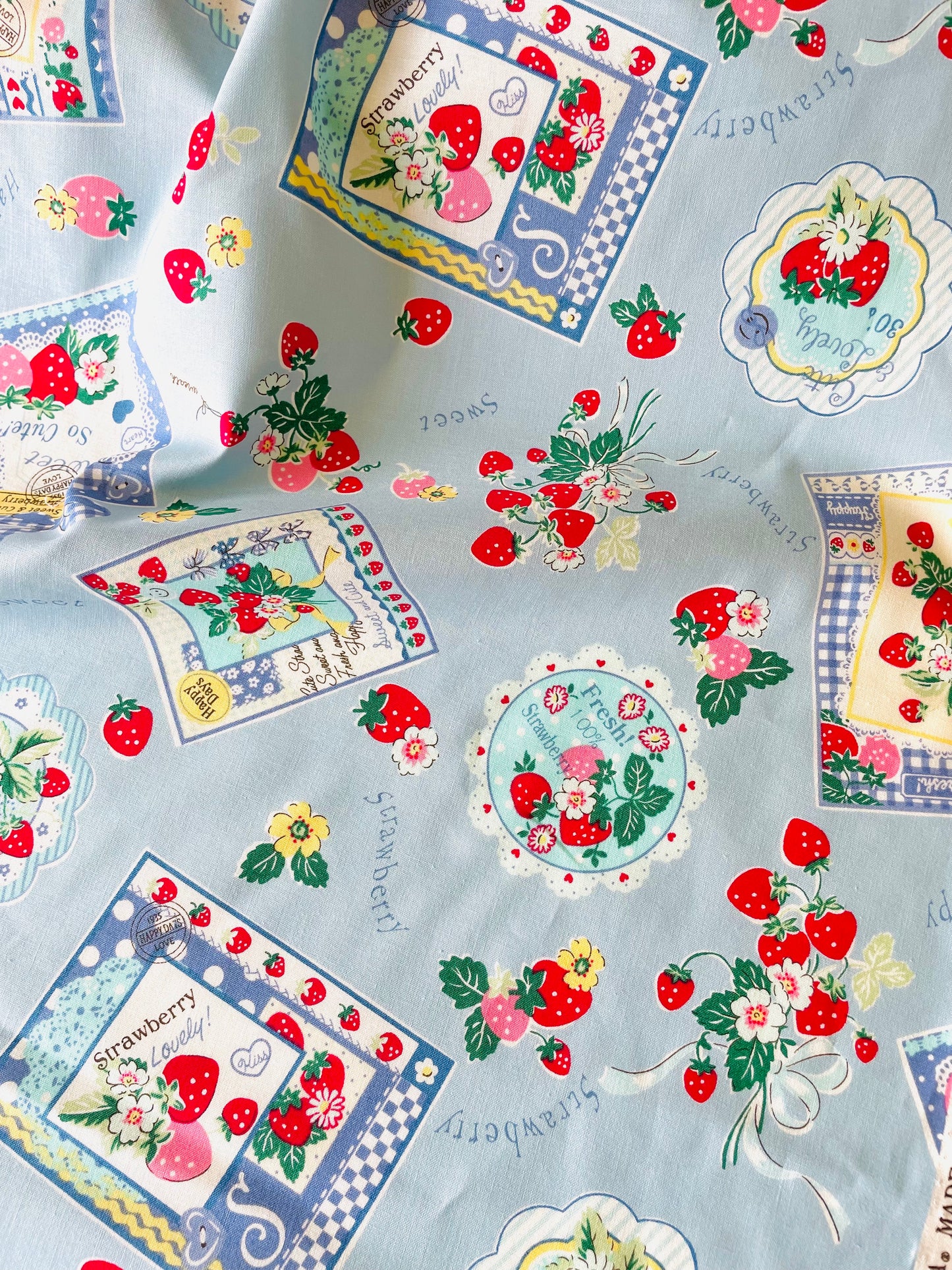 Atsuko Matsuyama - Strawberry Card (blue)