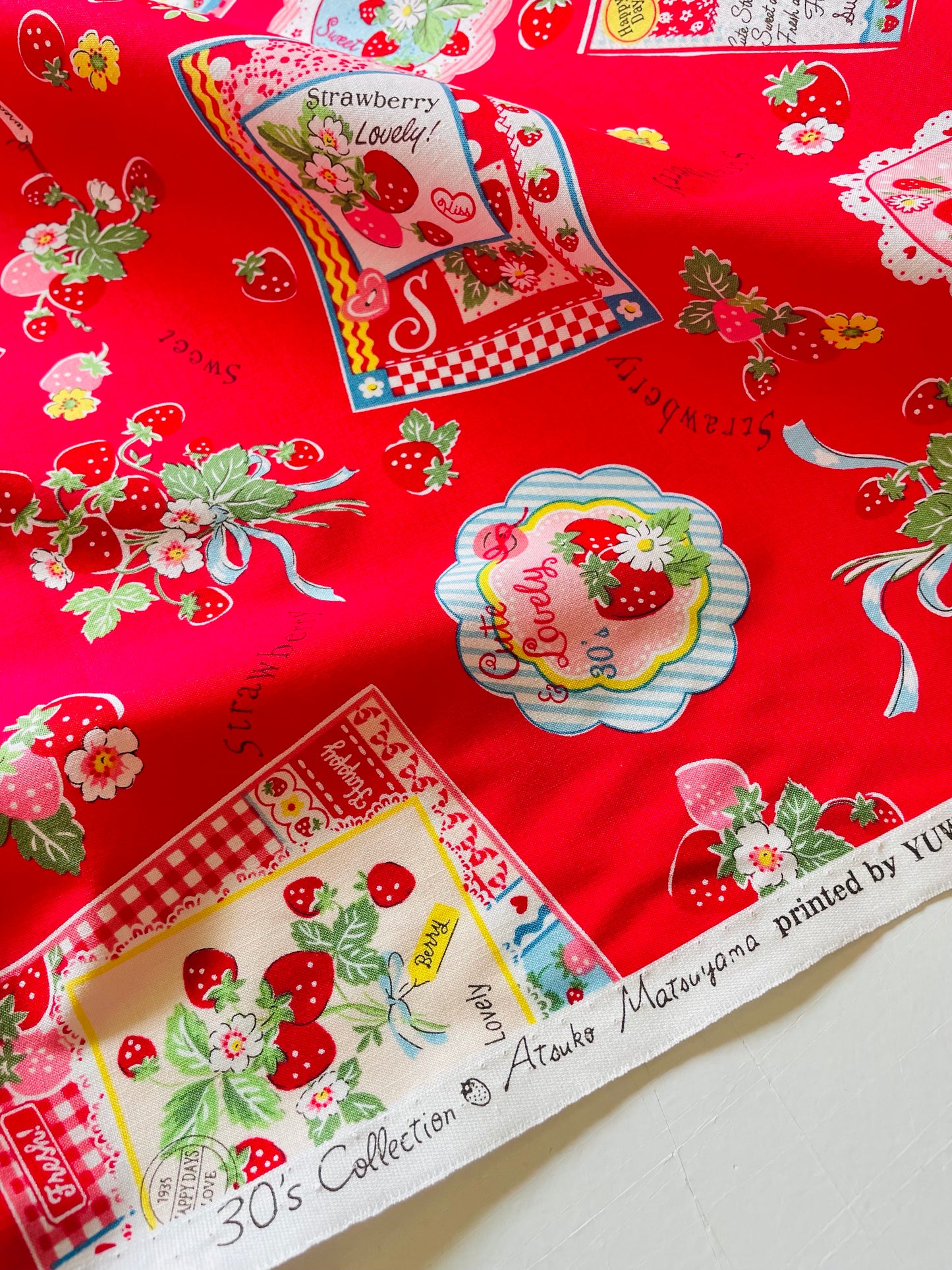 Atsuko Matsuyama - Strawberry Card (red)