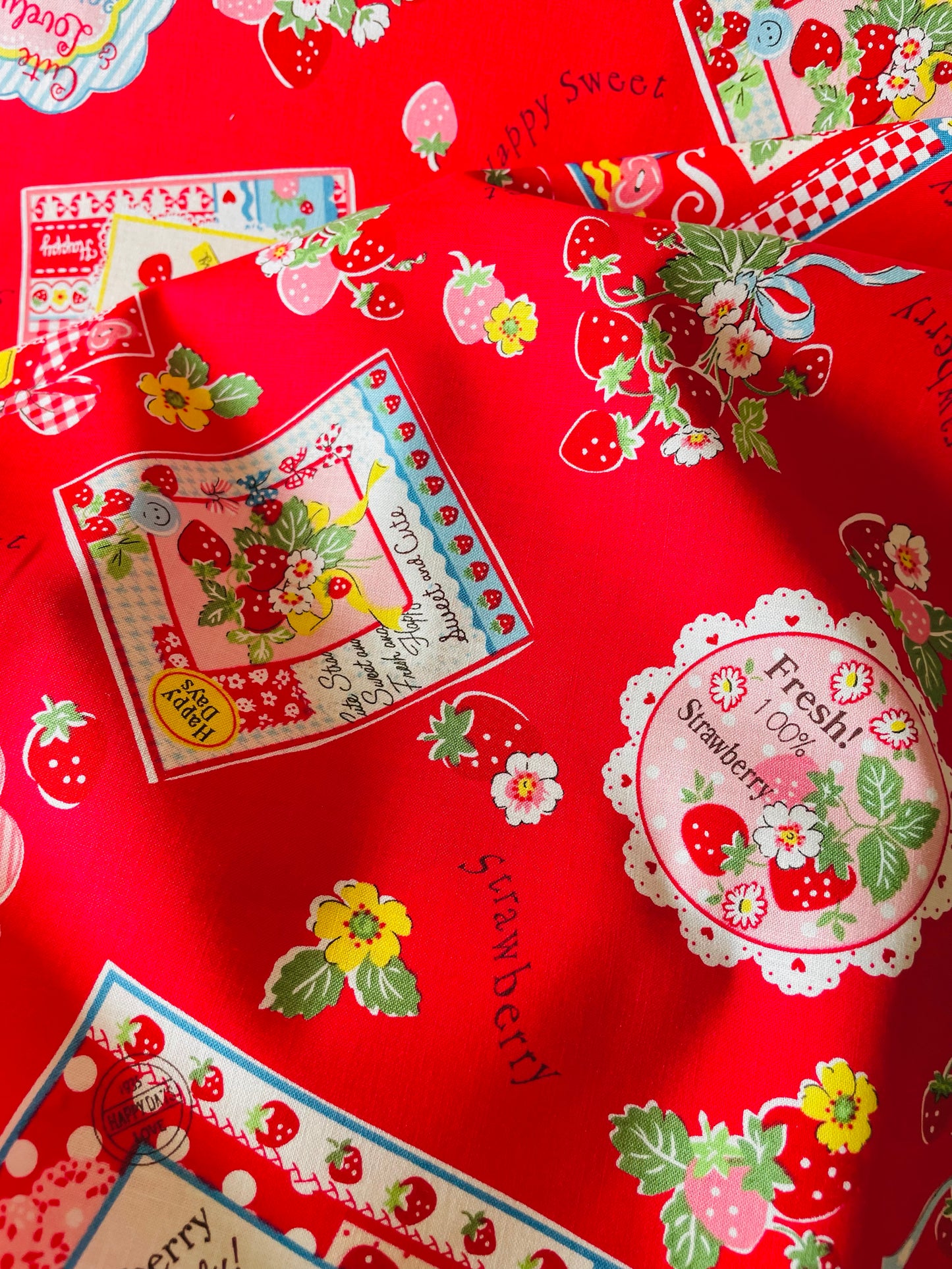 Atsuko Matsuyama - Strawberry Card (red)