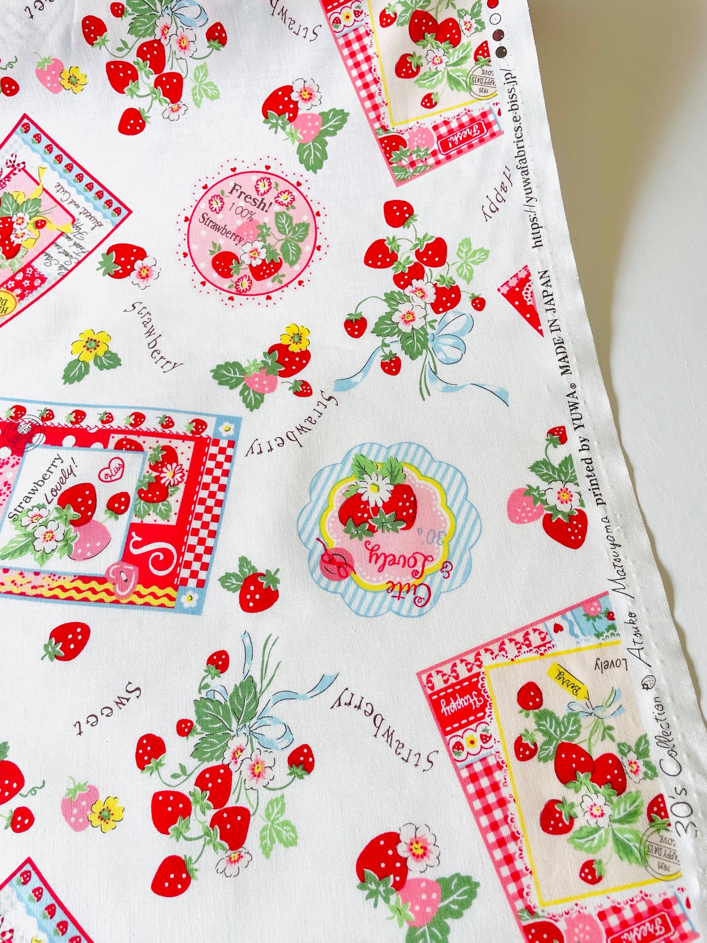 Atsuko Matsuyama - Strawberry Card (white)