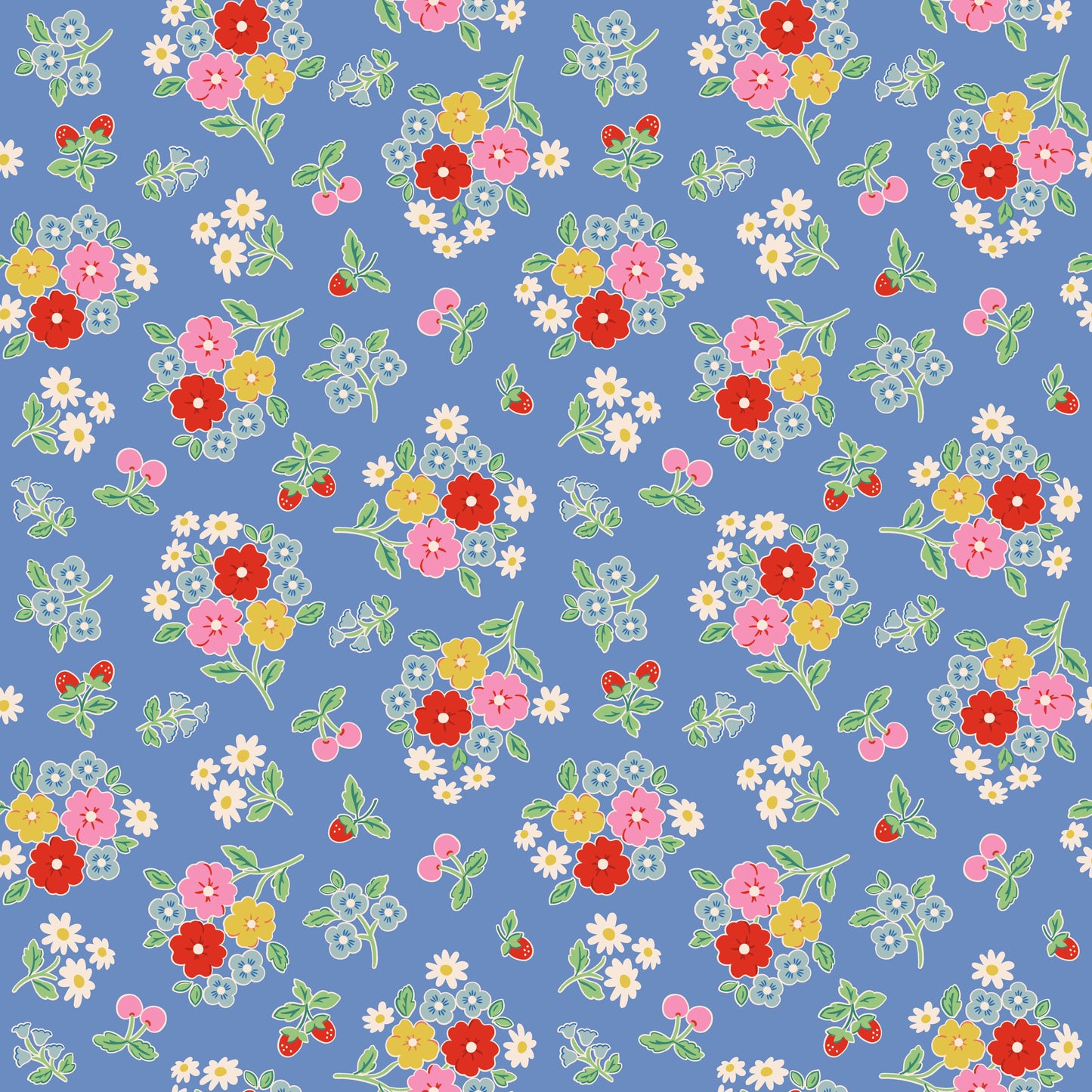 Bluebells & Buttercups Periwinkle