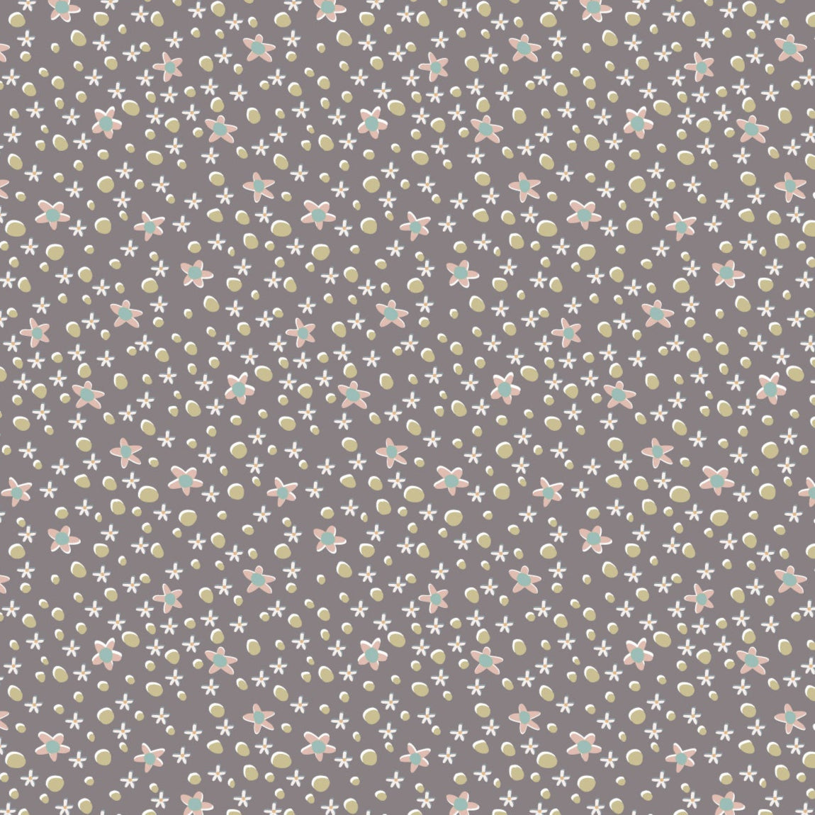 !! PRE ORDER !! Little flowers - DV7430 (light brown)