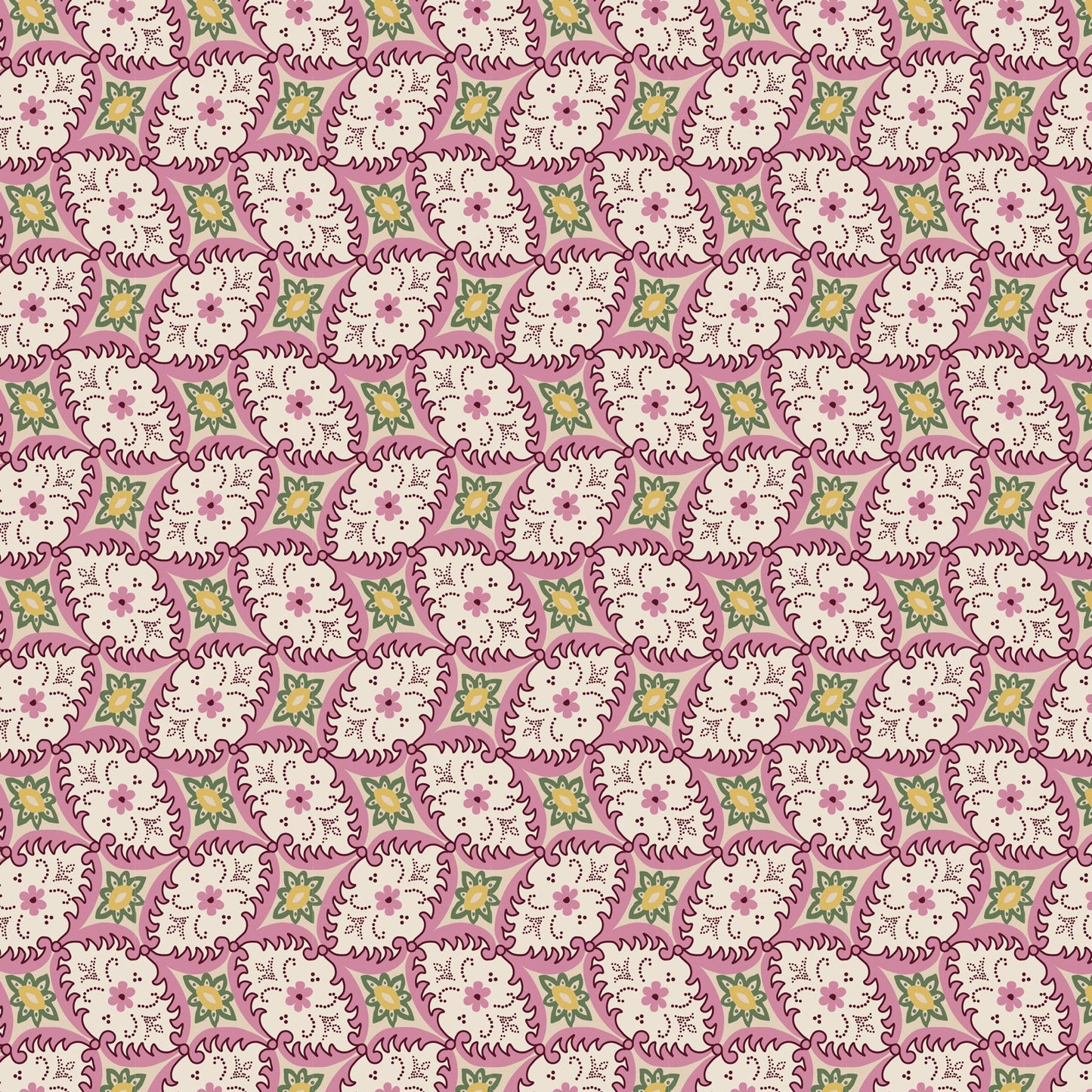 Heritage Garden - Lantern Fern (pink) DV7509