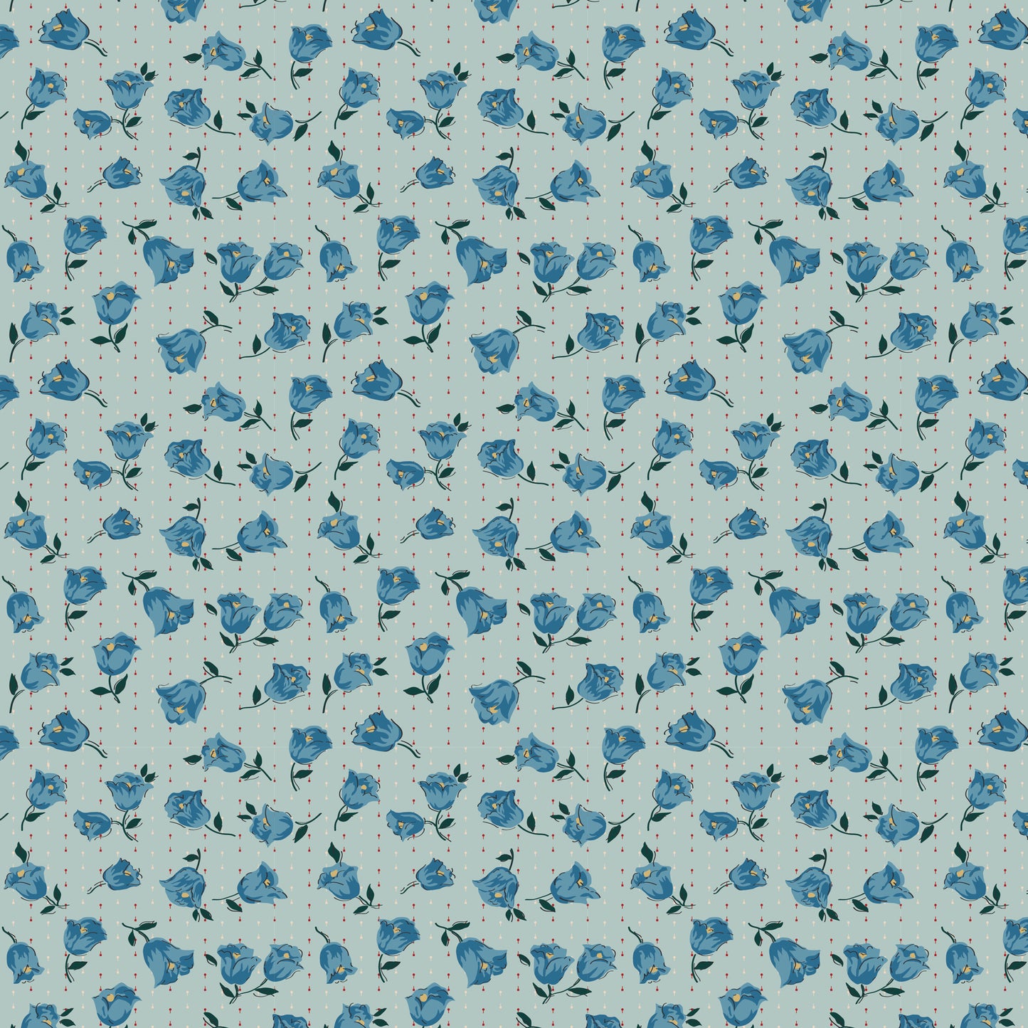 !! PRE - ORDER! ! Heritage Garden - Floral Grove (blue) DV7521