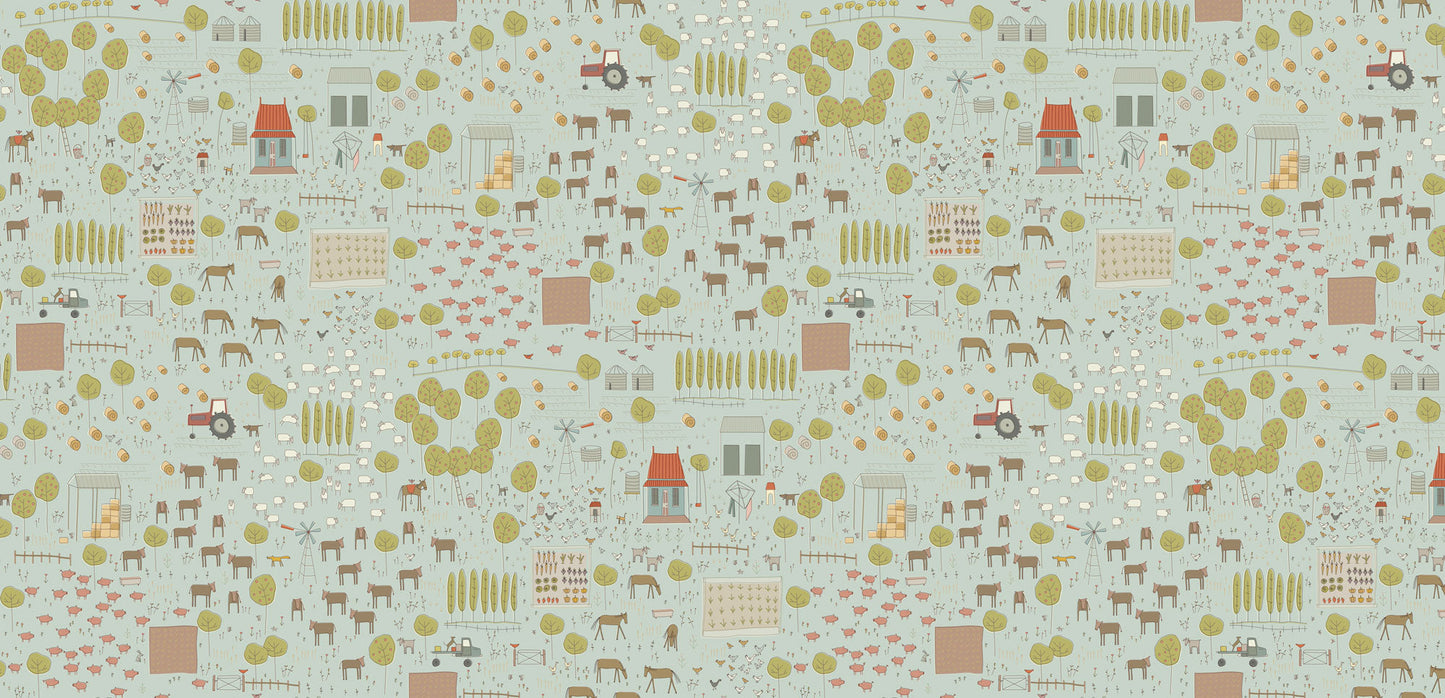 Appleby Farm -- Main print DV7732 (light blue)