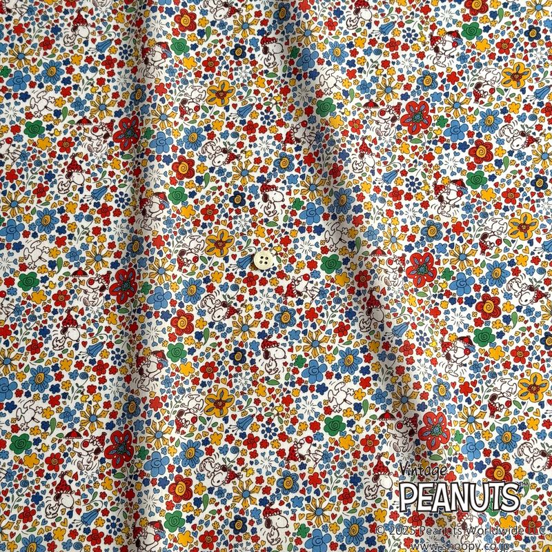 Liberty Japan+ Peanuts (snoopy) : Floral Delight (multi colour)