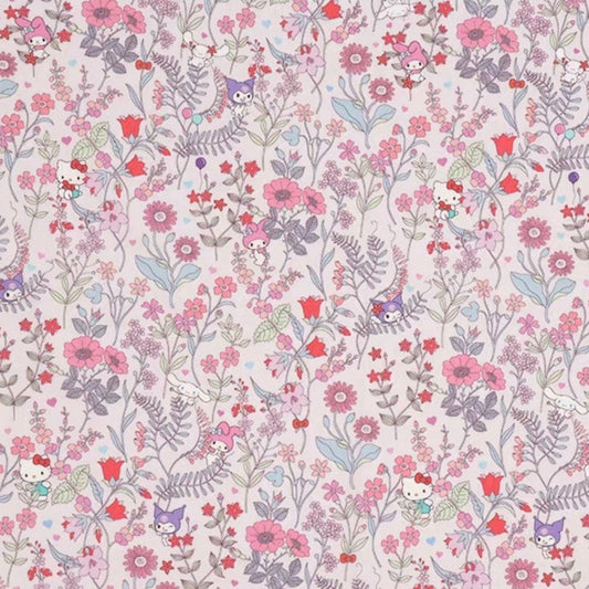 !! PRE Order! ! Liberty Japan & Hello Kitty - flower meadow (pink)