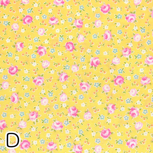 Happy Message 30' - Tiny Roses (yellow)