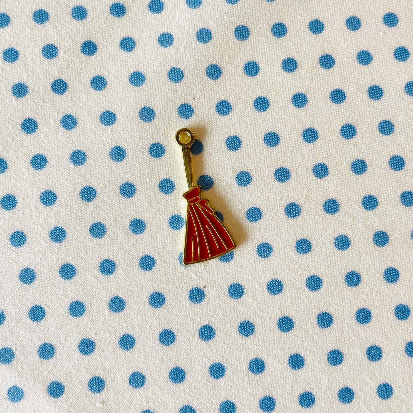 Zipper Charm - Witch Broom