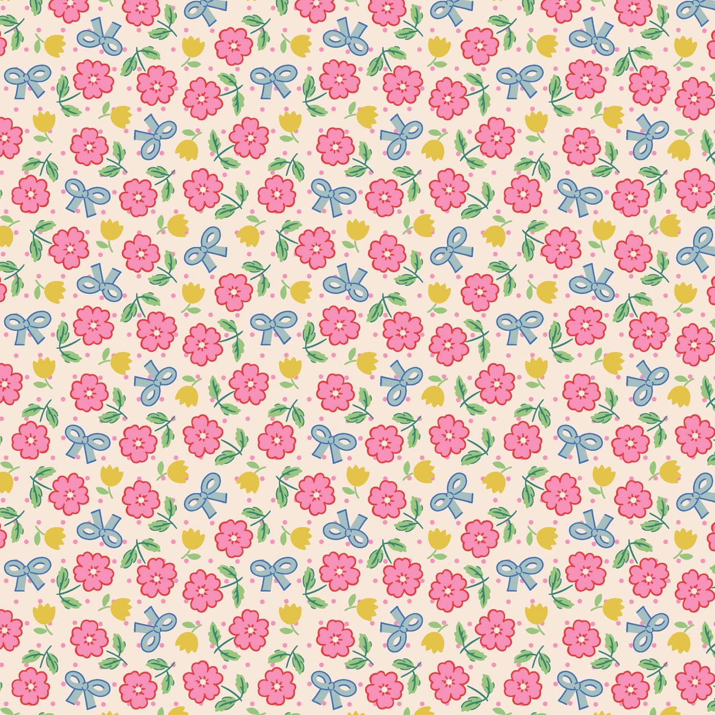 Bluebells and Buttercups - Hey Darlin Bright Pink