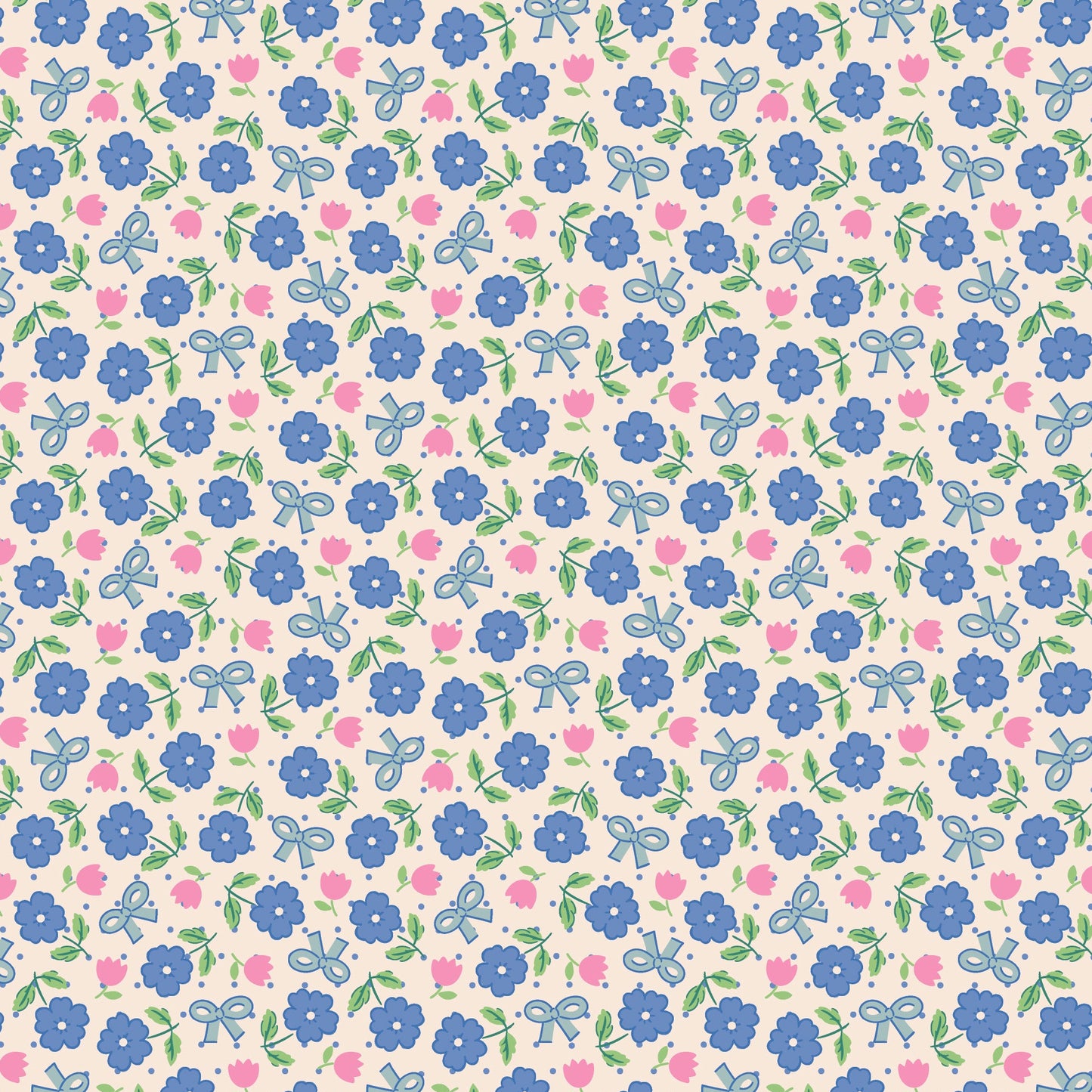 Bluebells and Buttercups - Hey Darlin Periwinkle