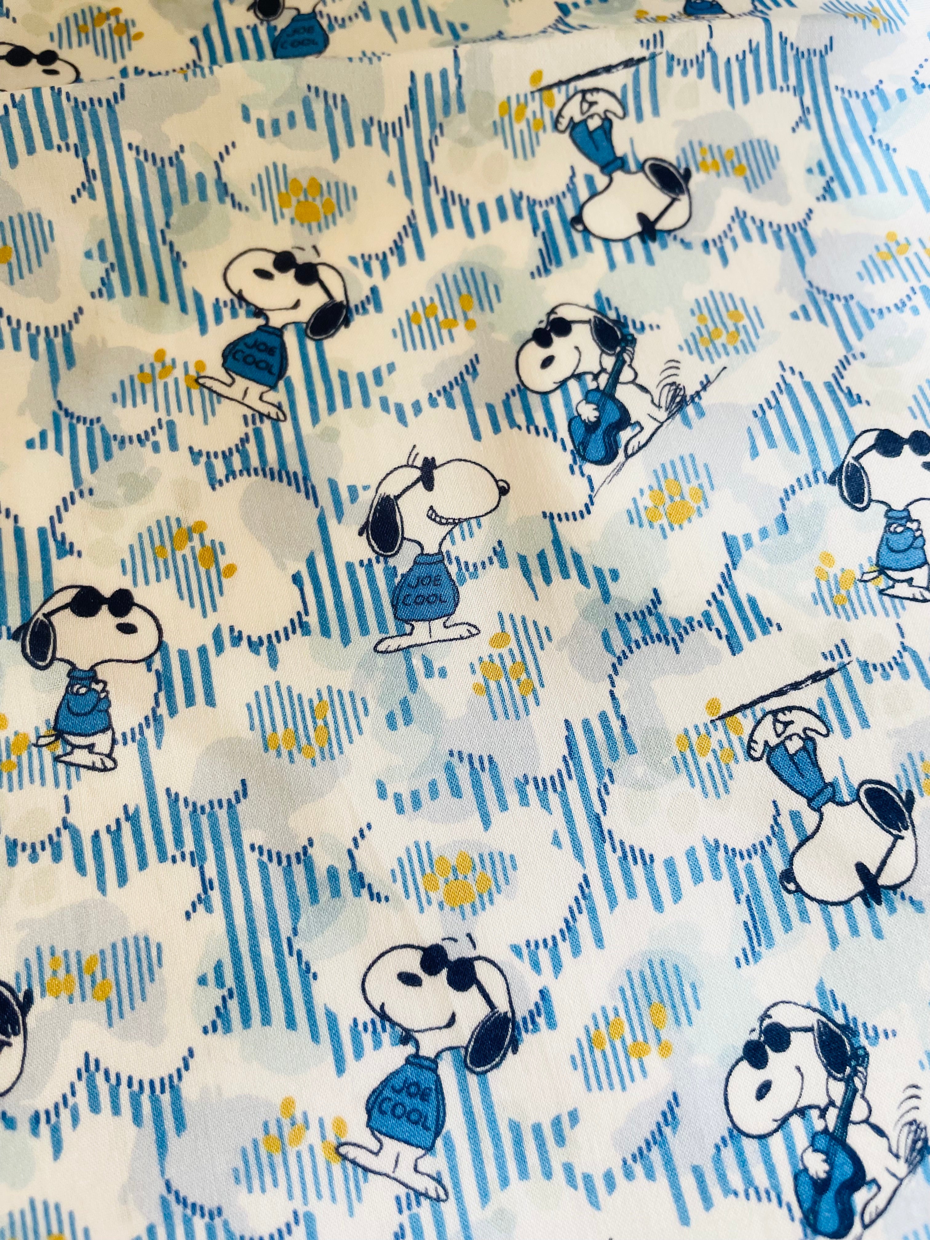 Liberty Japan + Snoopy : Joe Cool (blue) – Rose Garden Patchwork