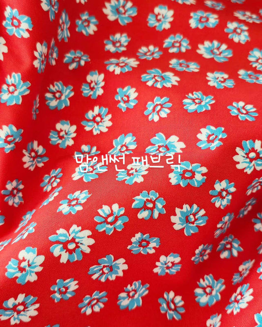 Feedsack by Momnson- 29th red flowers