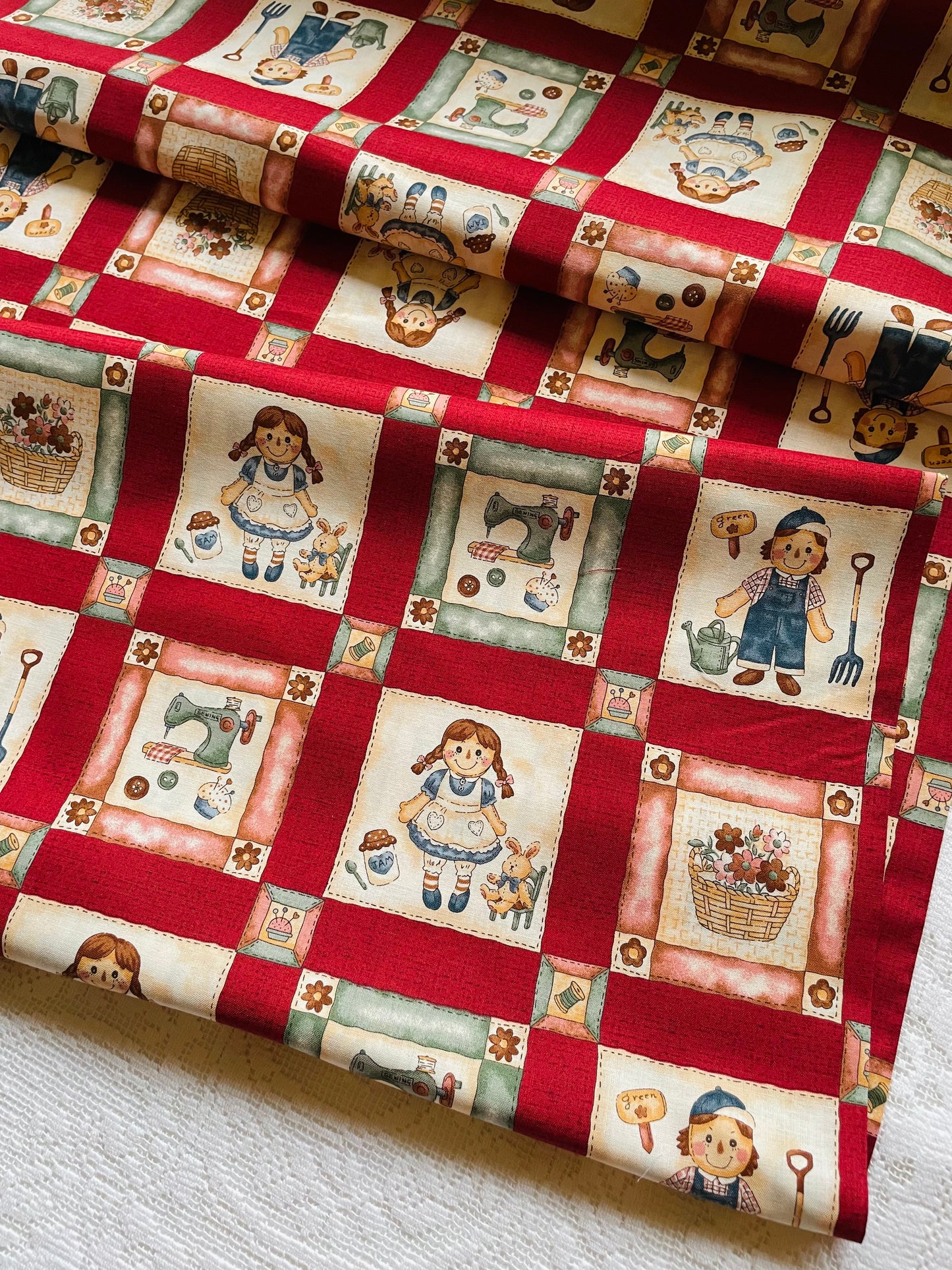 Novelty Raggedy Ann (red)