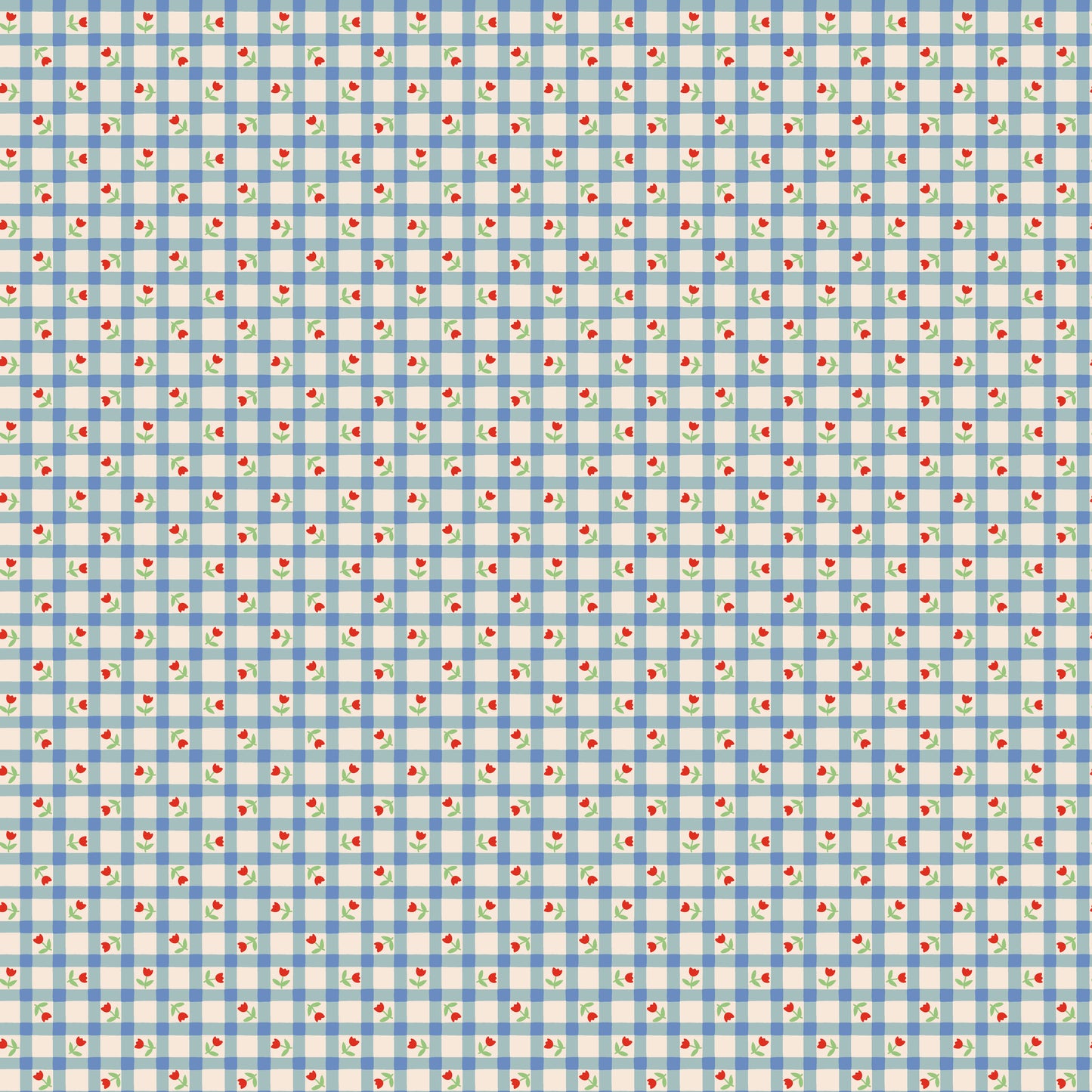 Bluebells and Buttercups - Tulip Kisses Periwinkle