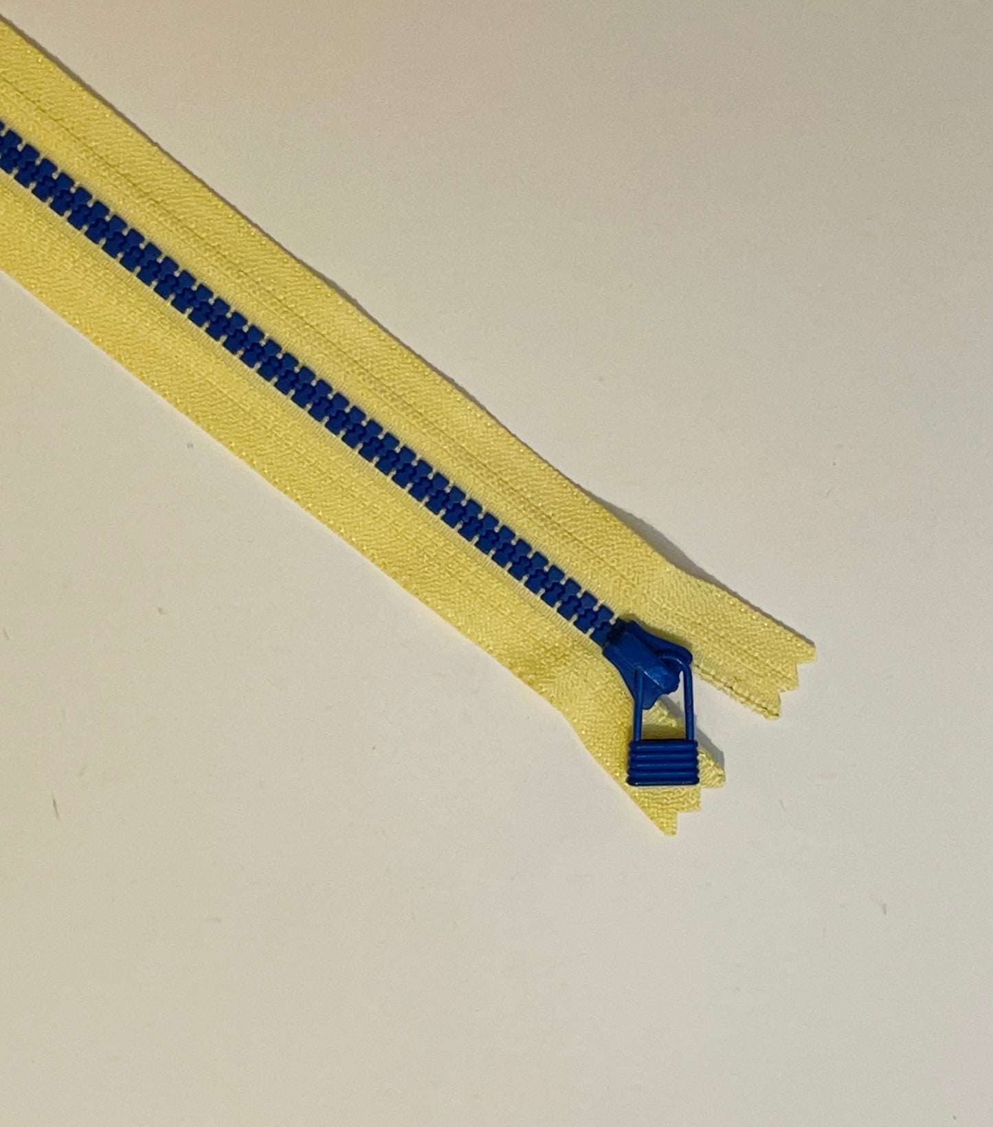 Vislon Zipper - Yellow + Blue (20cm)