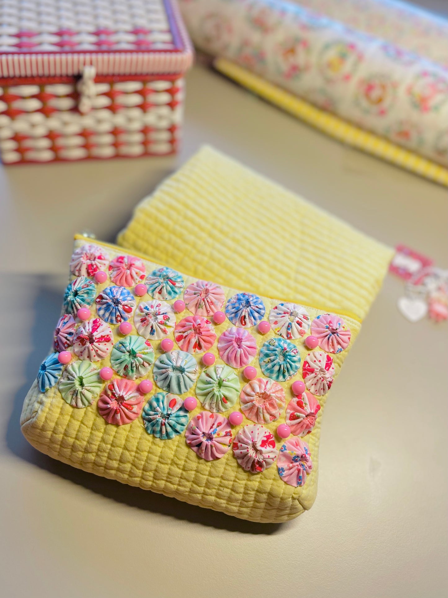 Sewing Pattern -- Yo-yo Pouch (Printed Pattern)