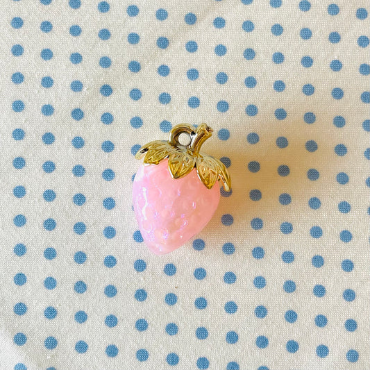 Zipper Charm - Strawberry Lolly (light pink)