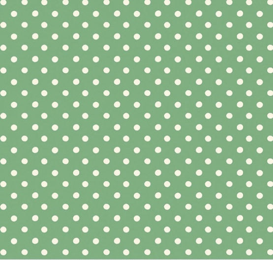 Cath Kidston® Signature Collection Button Spot Green (C18374 - GREEN)