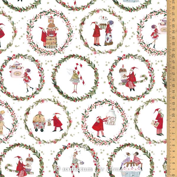 !! Pre - Order !! Acufactum-Christmas Santa Wreath