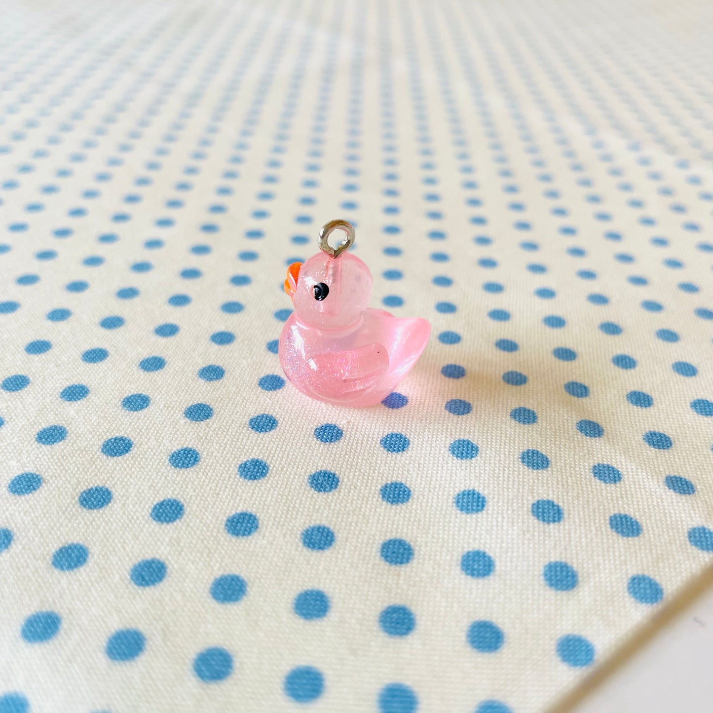 Zipper Charm - Little Duck (light pink)