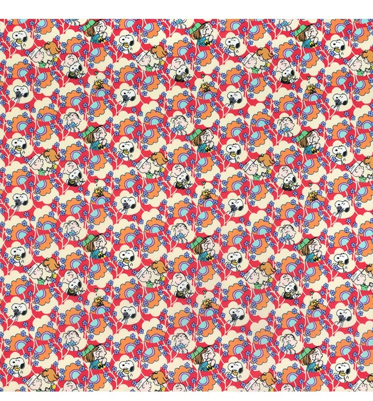 Liberty Japan+ Peanuts (snoopy) : Friendship Bloom (red)