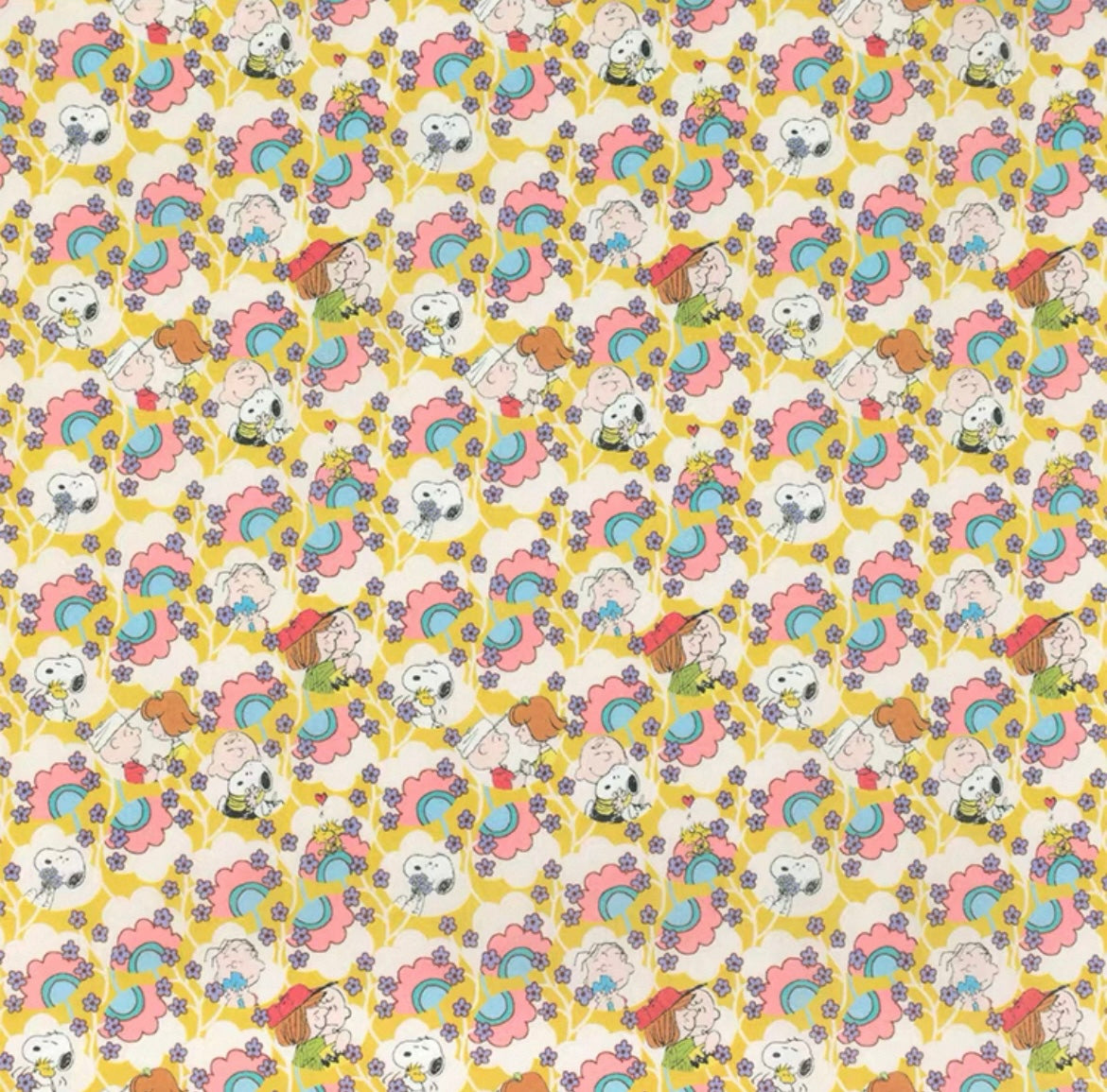Liberty Japan+ Peanuts (snoopy) : Friendship Bloom (yellow)