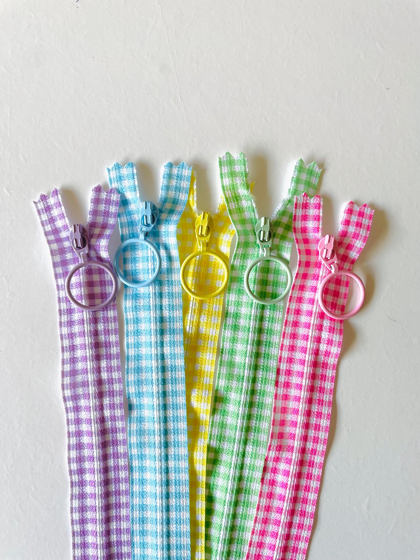 YKK Gingham BUNDLE (8"/20cm)