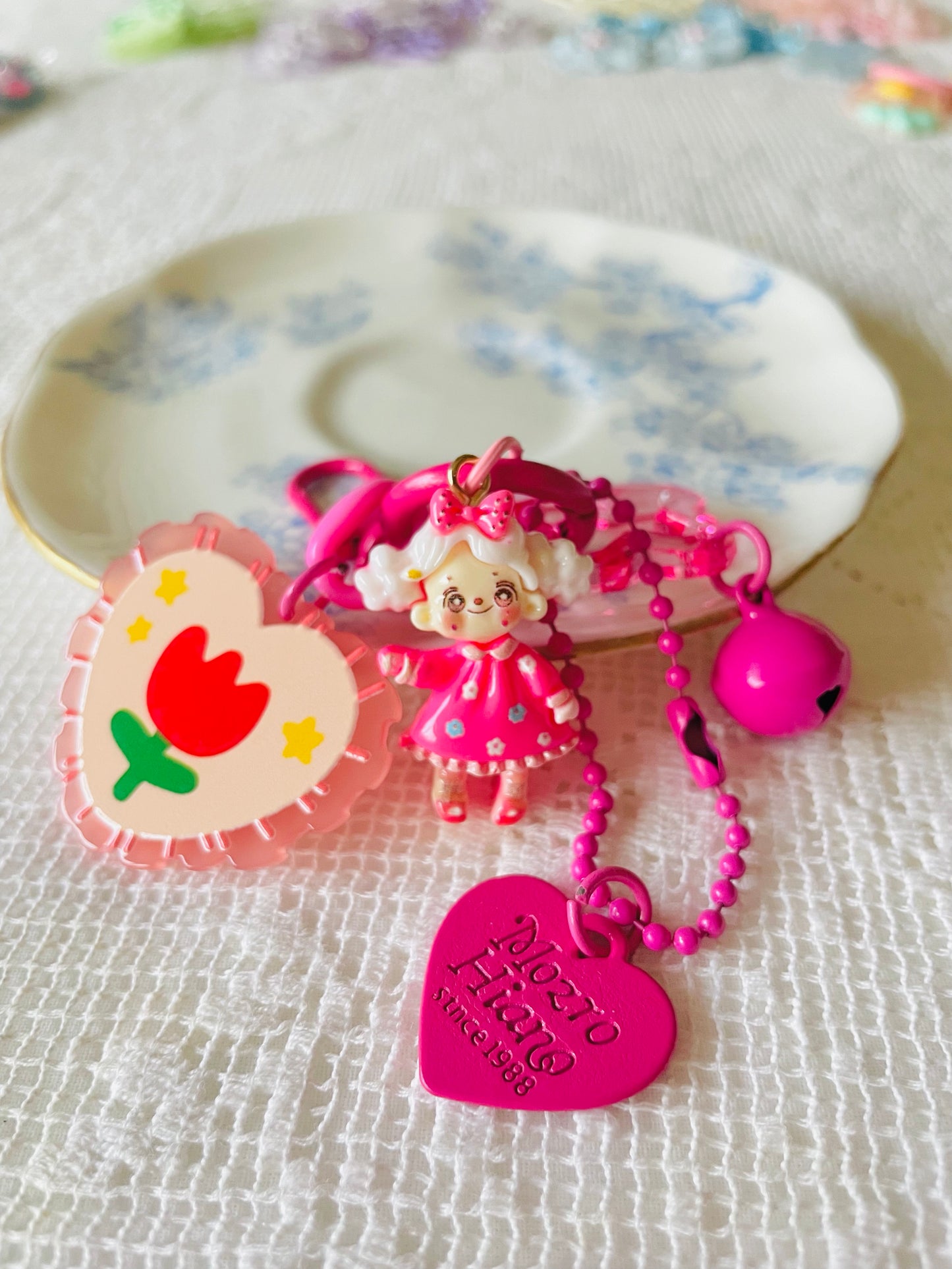 Zipper Charm - sweet dolly charms (pink)