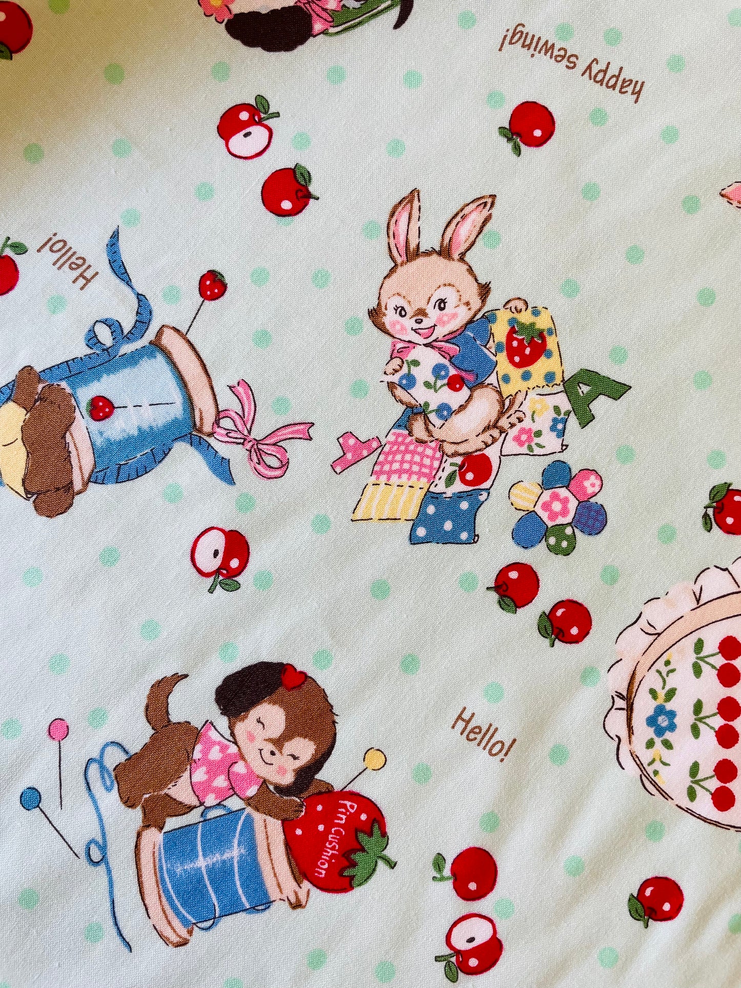 Lovely Sewing Animal (mint)