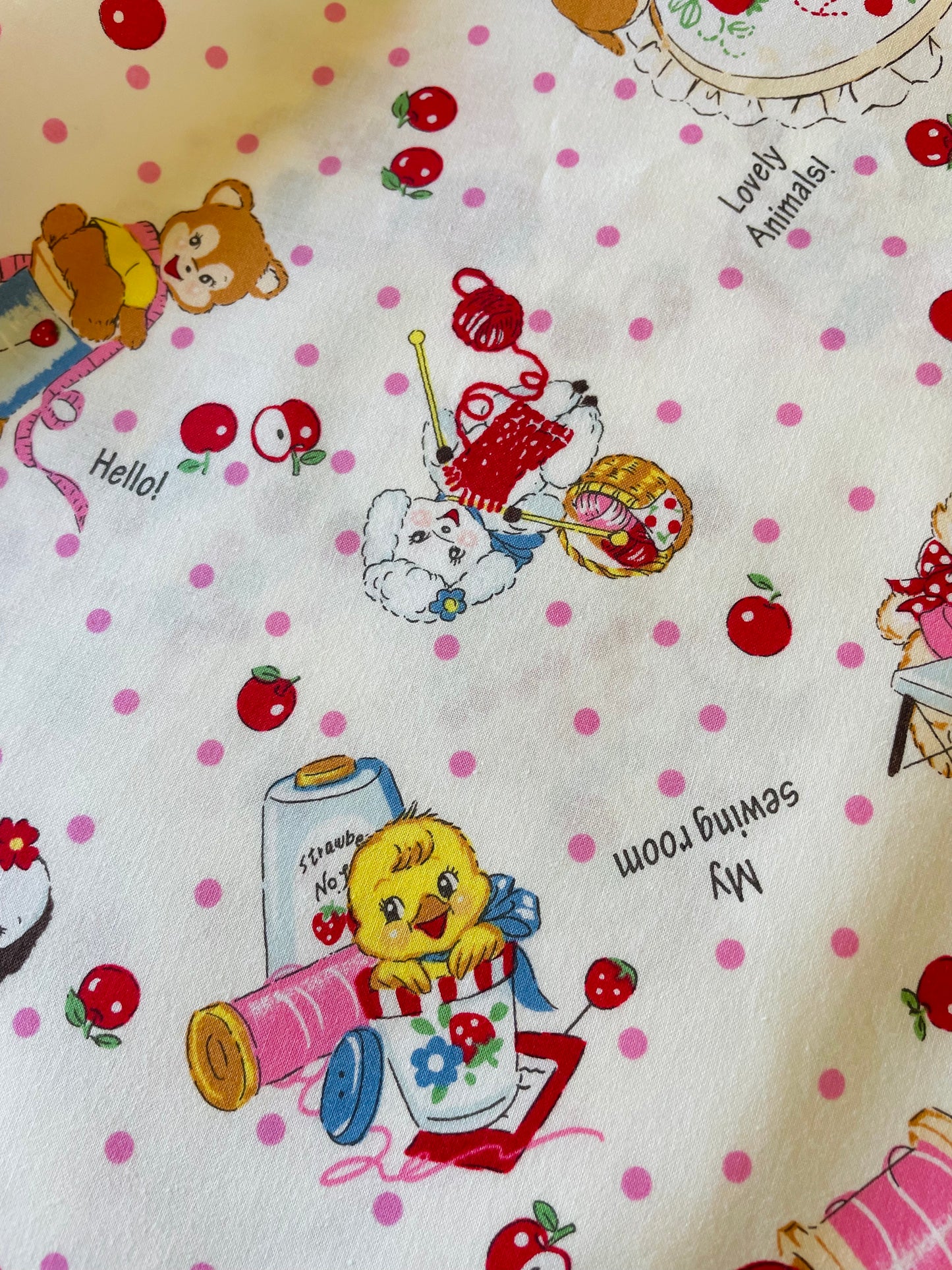 Lovely Sewing Animal (white)