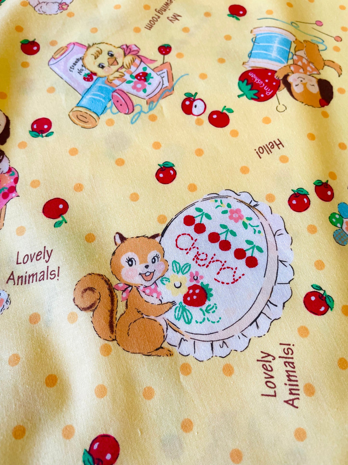 Lovely Sewing Animal (yellow)