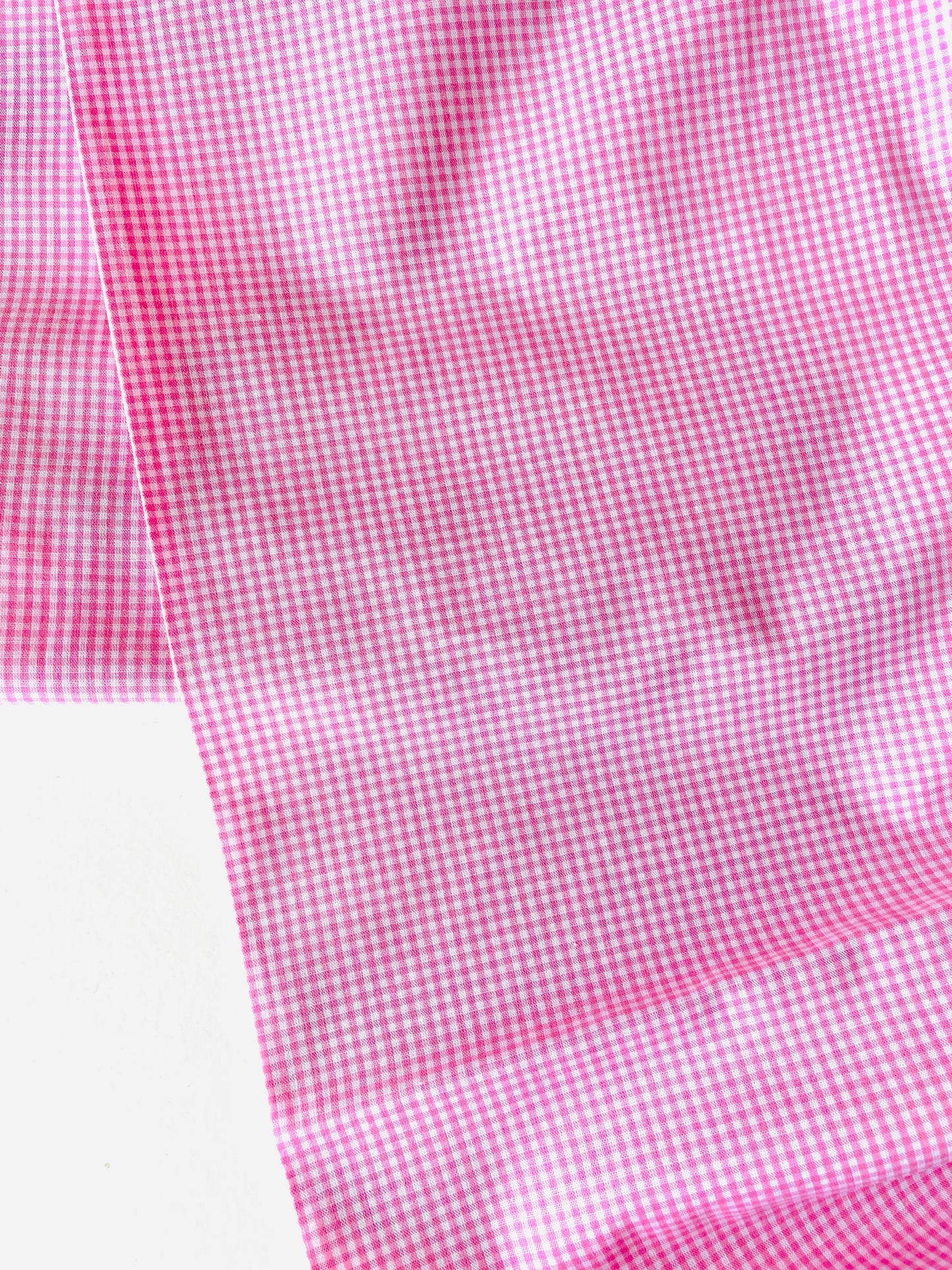 Mini Gingham - pink (2mm grid)