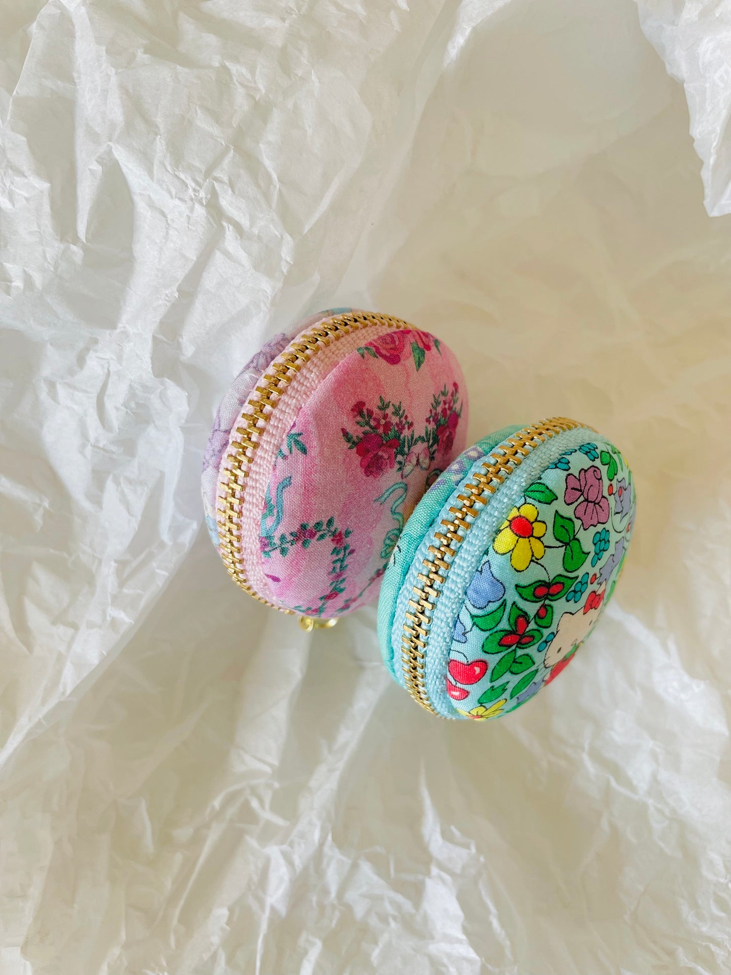 Sewing Kit - Mini Macaron Purse - Kawaii Kitty