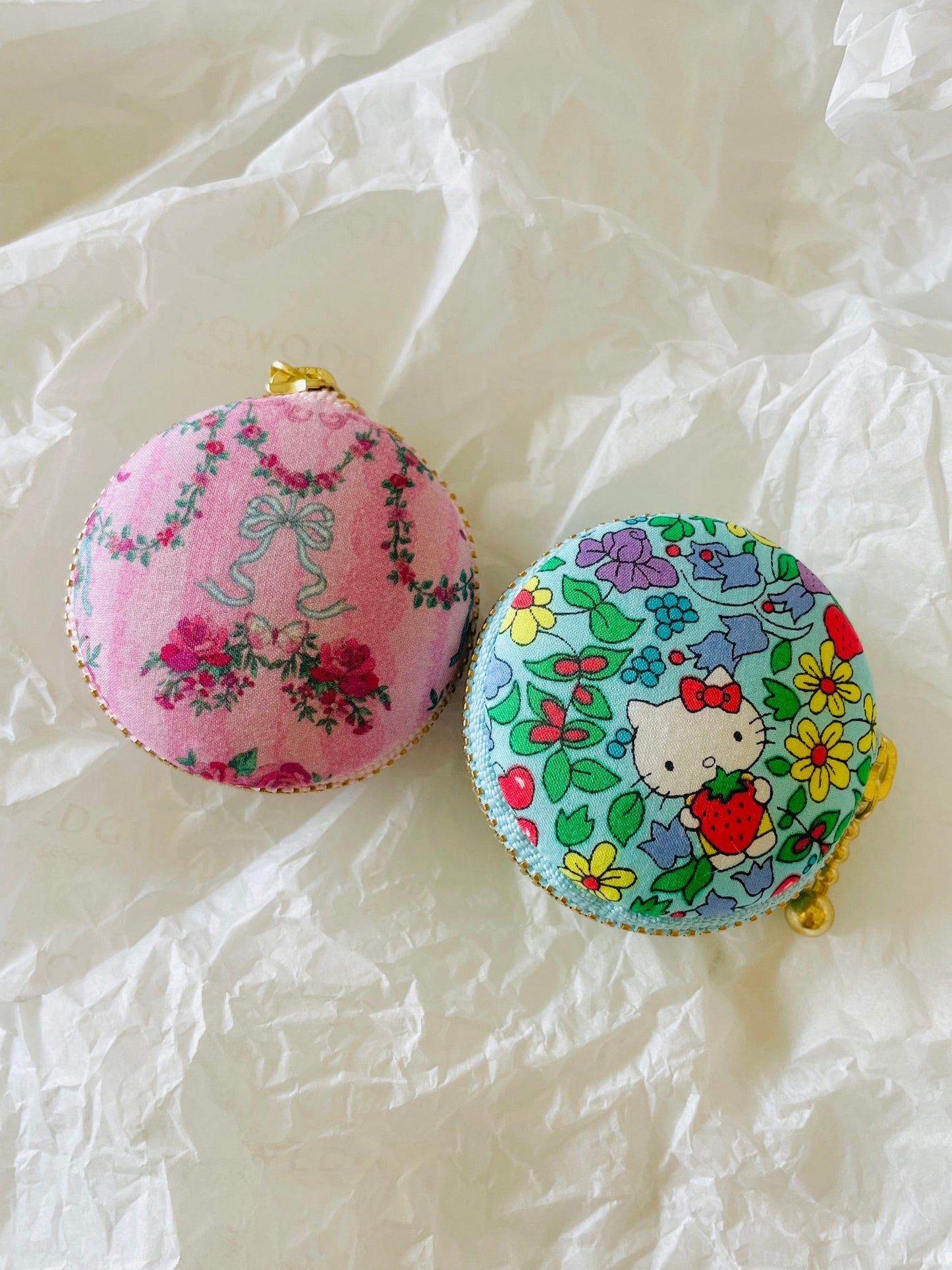 Sewing Kit - Mini Macaron Purse - Kawaii Kitty