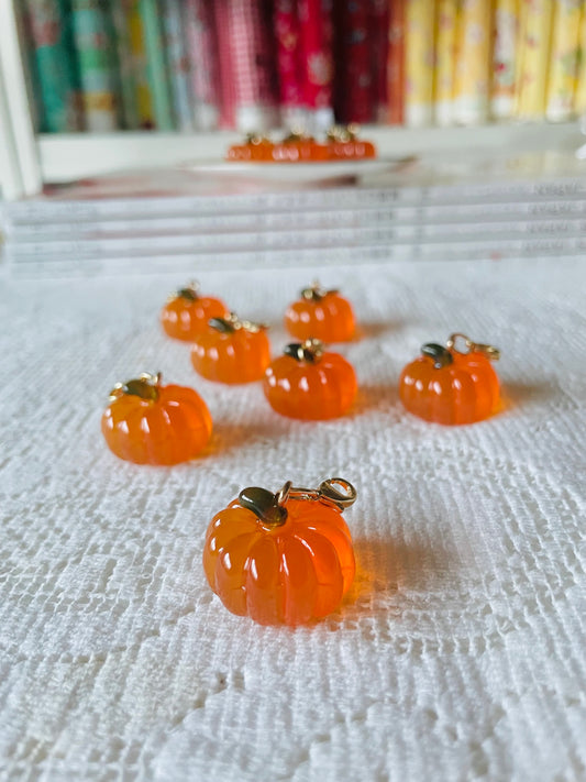 Zipper Charm -  Pumpkin