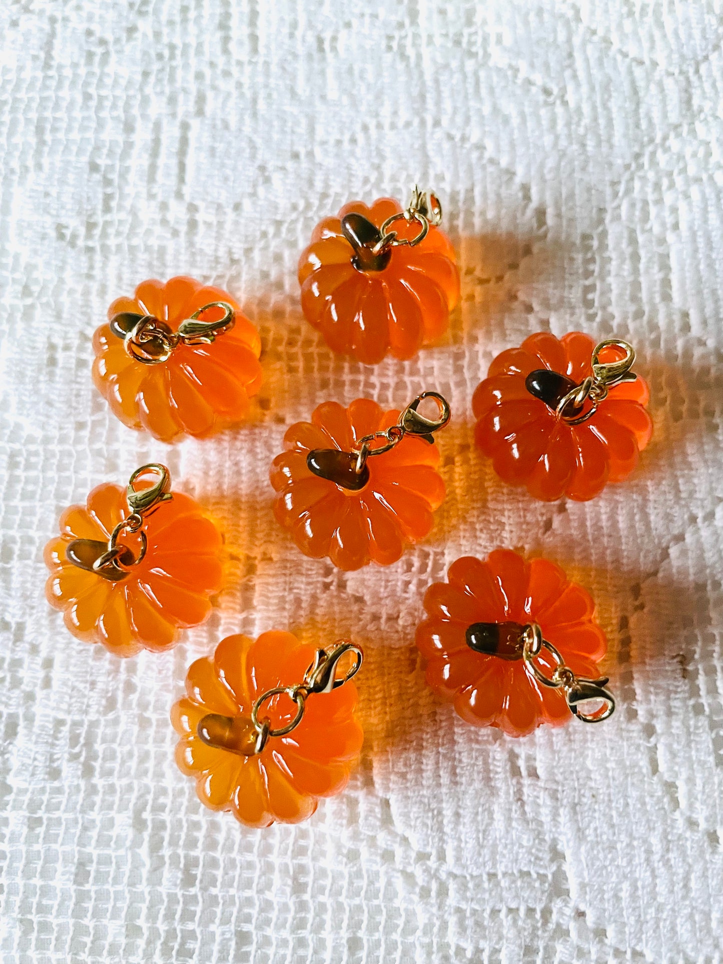 Zipper Charm - Pumpkin