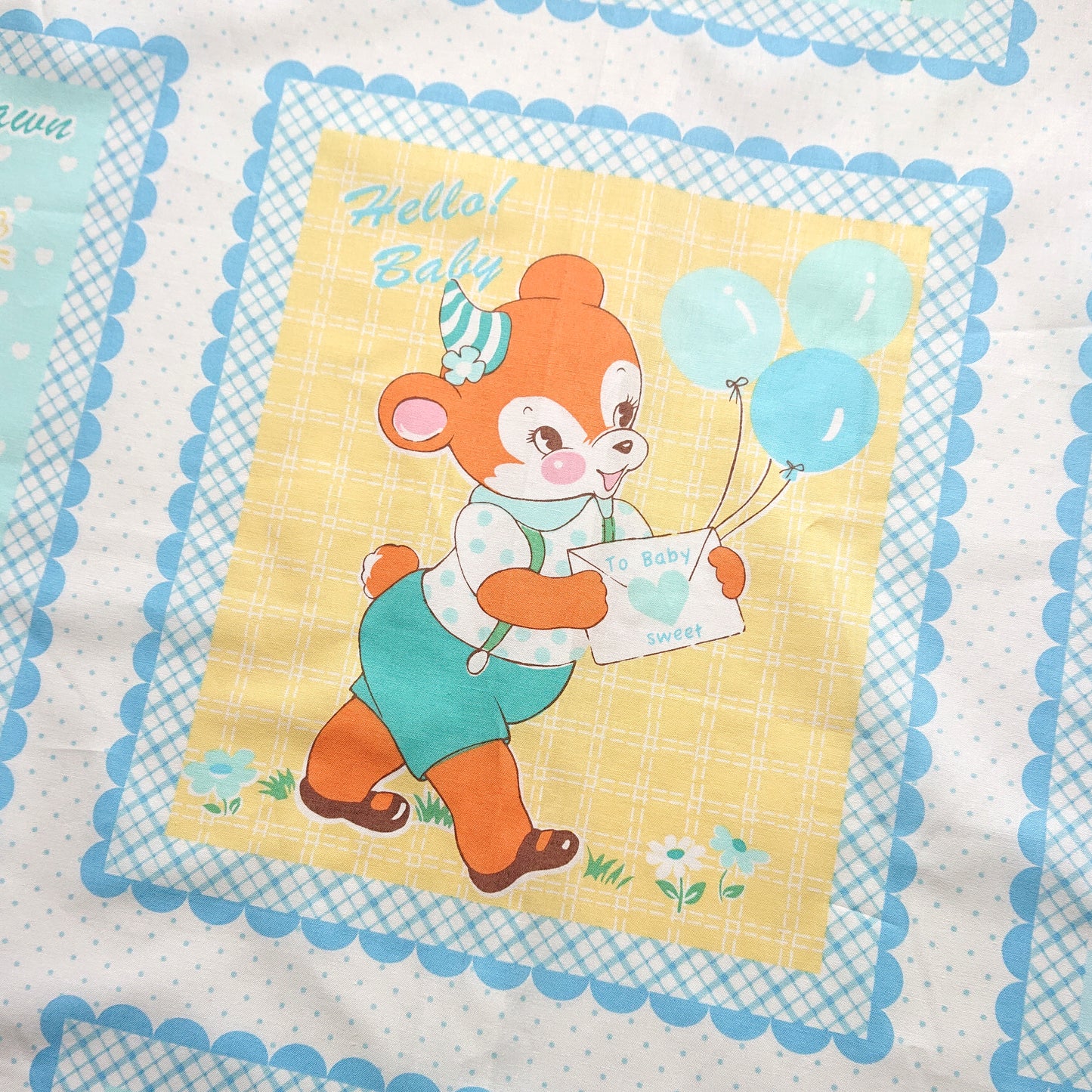 Lovely Animal Panel -- Light Blue