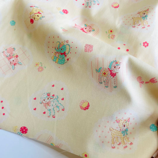 Baby Animal Heart - cream