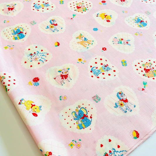 Baby Animal Heart - pink