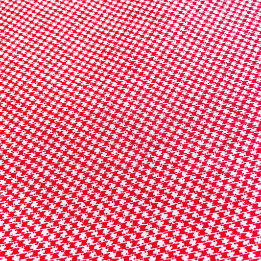 Atsuko's mini gingham - red (1/8" grids)