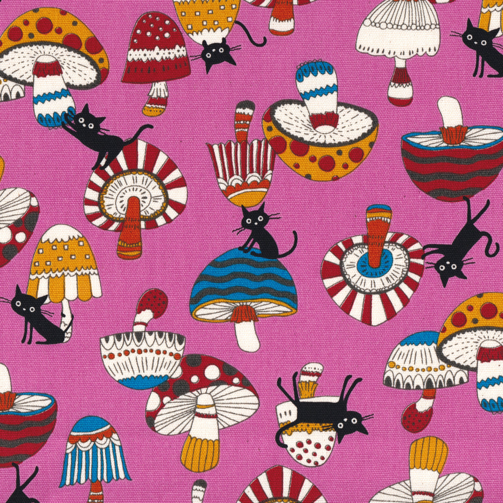 Cocoland -- Cats and Mushroom - Pink