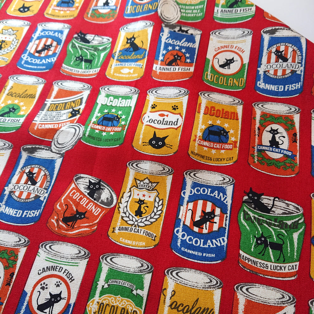 Cocoland -- Cats and Tins (red)