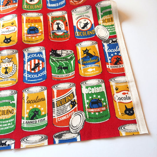 Cocoland --  Cats and Tins (red)