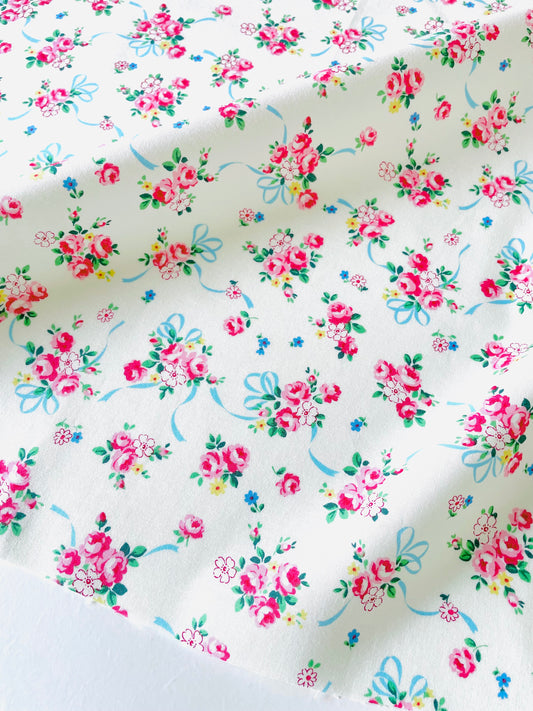 Rose Ribbon -- White