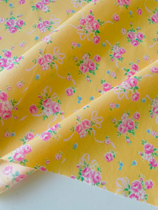 Rose Ribbon -- Yellow