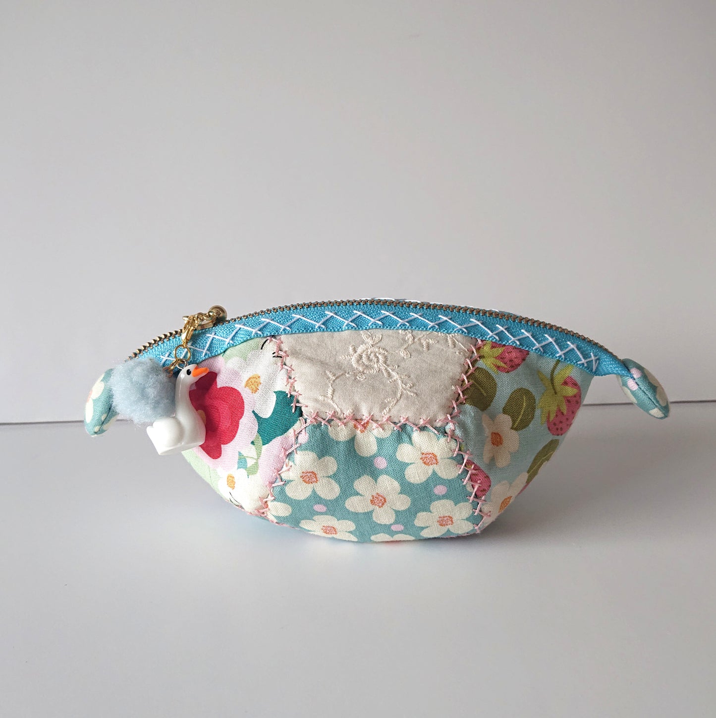 SEWING PATTERN -- Strawberry and Cream Pouch (PDF DOWNLOAD)